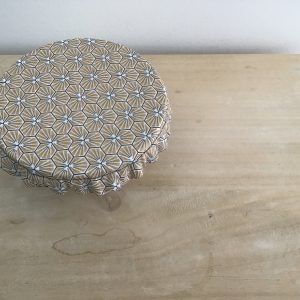 Charlottes Alimentaires hexagones dorés Taille S